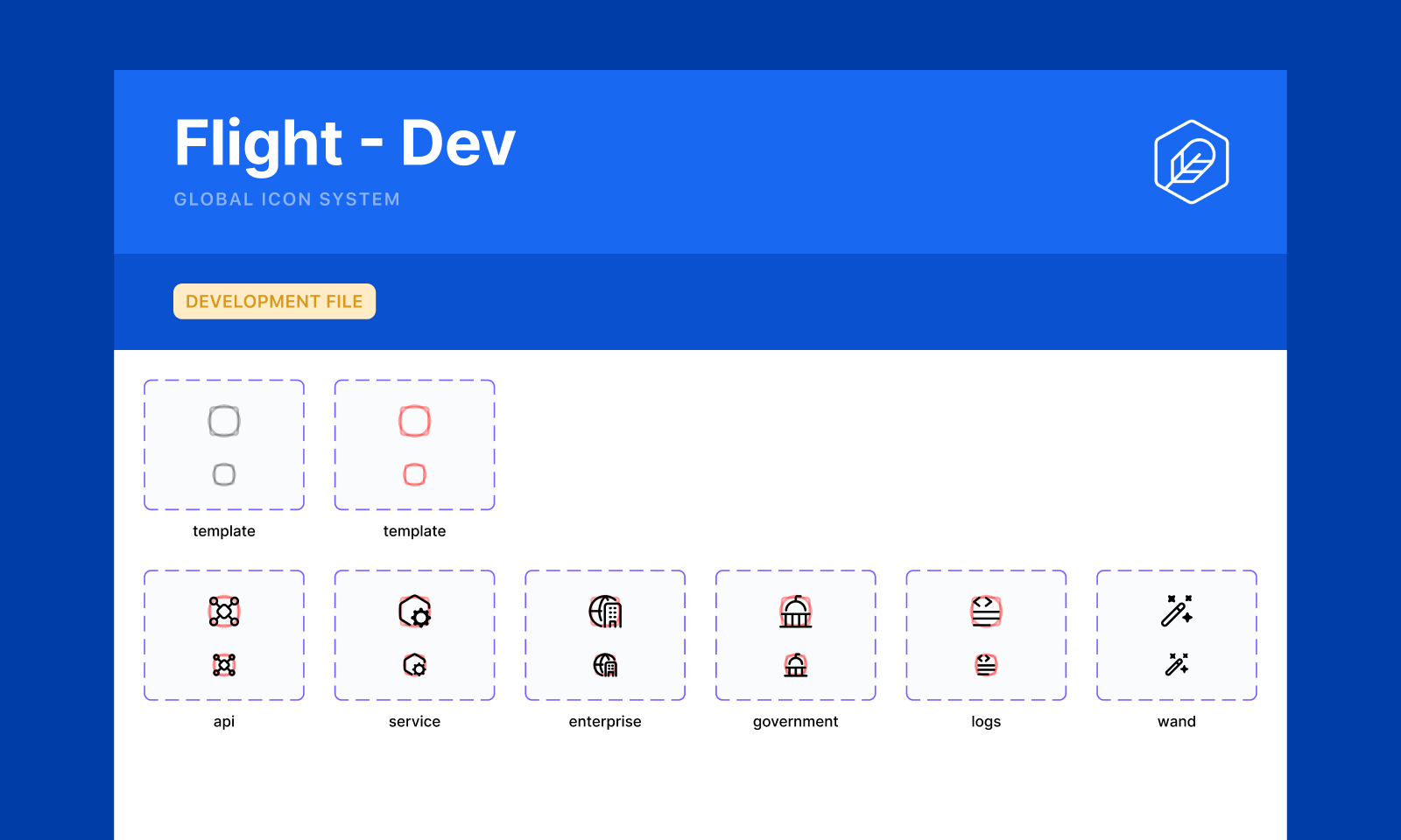 Flight Icon Creation Process